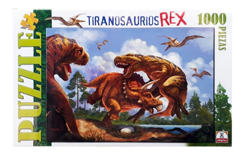 Rompecabezas Puzzle X 1000 Piezas Tiranosaurios Rex