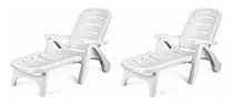 Comprar Sillas De Terraza Blanca 2 Unidades Bighouse