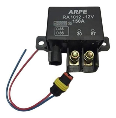 Rele Auxiliar 12v 150a Na Auxiliar De Partida Com Chicote