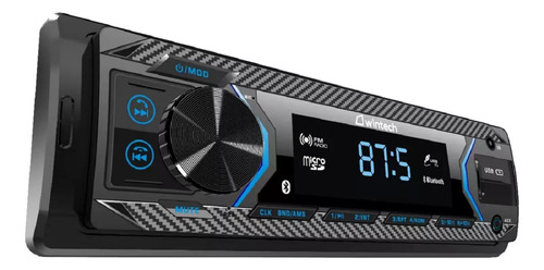 Toca Radio Wintech Bluetooth 2 Usb Sd 800w Ñ Pioner