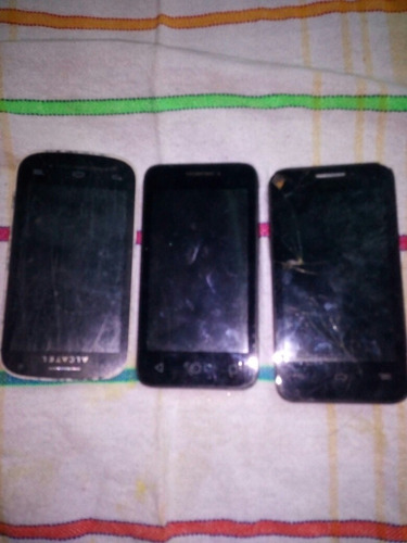 3 Celulares Alcatel Mod.4013m Mod.4037t Y Mod.4033a