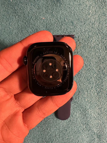 Apple Watch Series 10 Para Piezas Negro Silicon Azul Oscuro Negro (Usado)