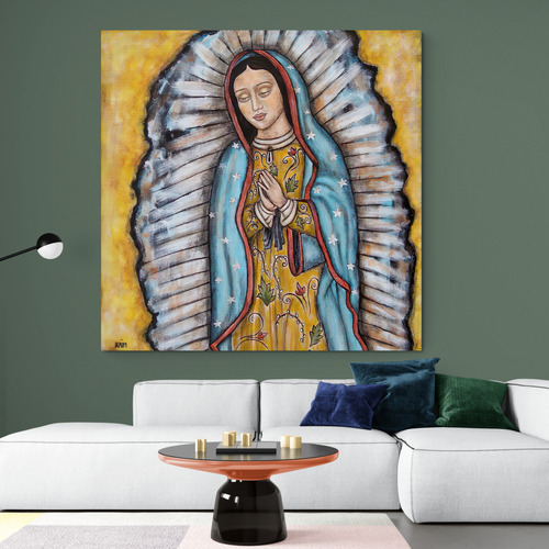 Cuadro Lienzo Tayrona Store Virgen De Guadalupe 001 90x90cm