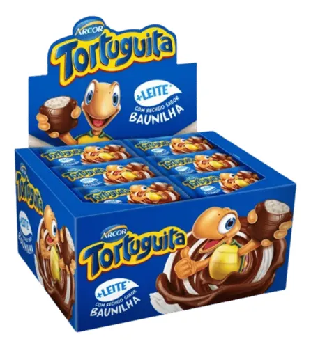 comprar Display Tortuguita baunilha 24 unidades 15,5g cada