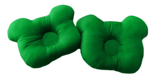 Travesseiro Para Assimetria Craniana Do Bebê Imediato Cor Verde Escuro