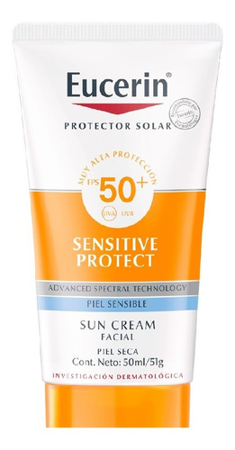 Eucerin Sensitive Protector Solar Fps50 Crema Facial  50 Ml