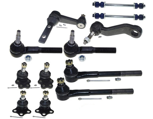 Kit 12 Pz Rotula Brazo Terminal Dodge Ram 1500 4x2 2000 2001