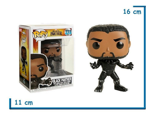 Funko Pop Black Panther Wakanda Marvel Original Dia Del Niño