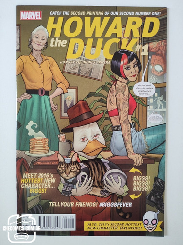 Howard The Duck #1 (2015) - Comic Inglés - 1er Ap. Gwenpool