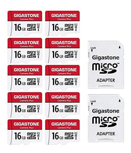 [gigastone] 16gb 10-pack Micro Sd Card, Camera Plus, Microsd