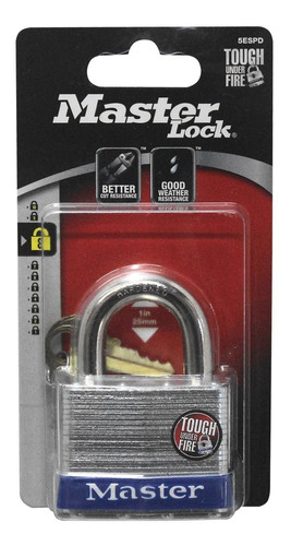 Candado De Alta Seguridad 25 Mm X 51 Mm Máster Lock 5espd