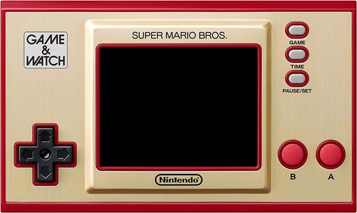 Nintendo Game & Watch Super Mario Bros. color  rojo y dorado
