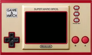 Nintendo Game & Watch Super Mario Bros. color rojo y dorado