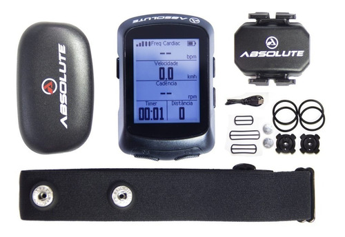 Gps Bike Ciclismo Absolute Wild Bundle Bluetooth Ant+ Cinta