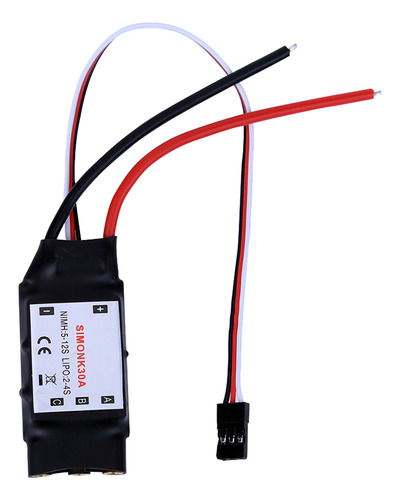 Controlador Eléctrico Esc Profesional 30a Para Motor Rc Plan