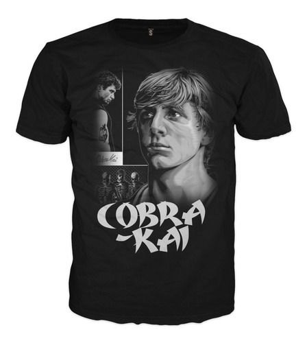 Camiseta Cobra Kai Kobra Karate Kid Miyagi Dojo En Algodón