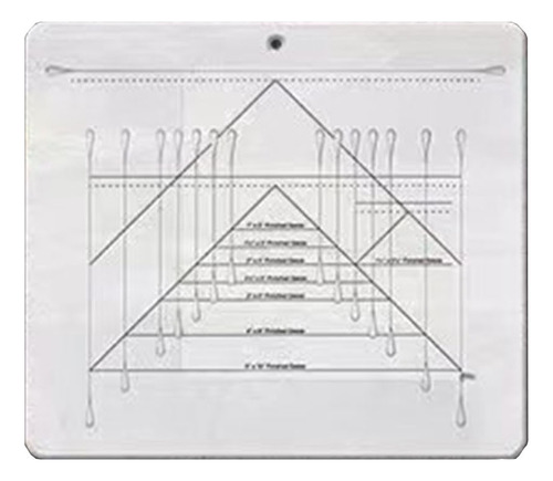 Regla De Corte Con Forma De Gansos Voladores En Forma De R,