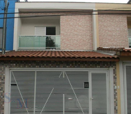 Imagem 1 de 13 de Sobrado Com 3 Dormitórios À Venda, 174 M² Por R$ 525.000,00 - Parque João Ramalho - Santo André/sp - So0318