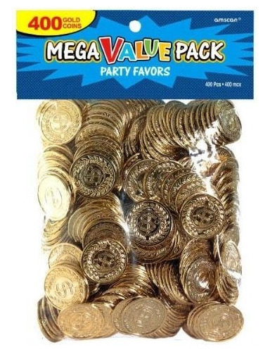 Paquete De Valor De Monedas De Plastico De Novedad Amscan: .