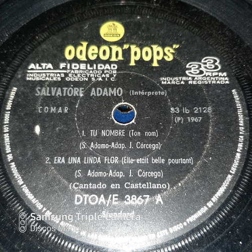 Simple Salvatore Adamo Odeon Pops C20