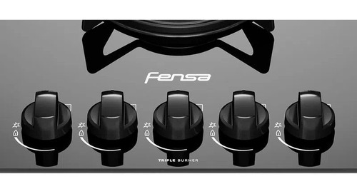 Imagen 4 de 7 de Encimera A Gas Fensa 5 Platos Con Triple Llama F Gc75v A