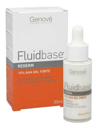 Genové Fluidbase 15% Aha Gel Forte 30 Ml Tipo de piel Todo tipo de piel