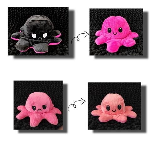 Peluche Pulpo Reversible