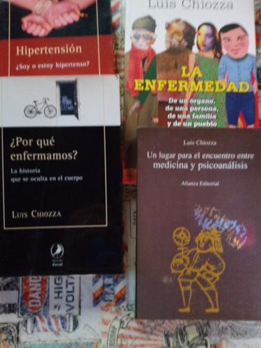 Combo 4 Libros   La Enfermedad  Luis Chiozza