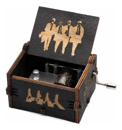 Caja Musical The Beatles Con Manivela