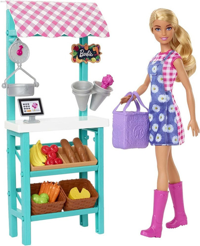 Barbie Farmers Market -barbie Agricultora -mercado Tma+