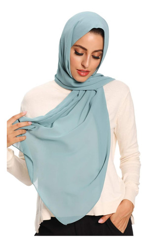 Txameru Hijab Para Mujer Bufandas De Gasa Hijab Para Mujer C