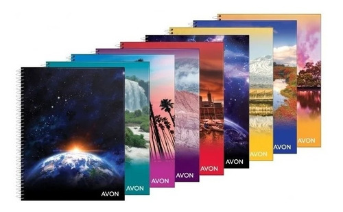 Cuaderno Universitario Avon Ray/cuadri X 3 Unidades 84 Hojas