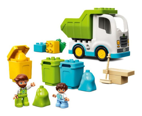 Lego Duplo: Camión De Residuos Y Reciclaje 19pcs