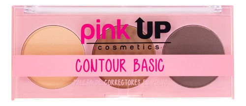 Paleta Contorno Pink Up Contour Basic Contorno Rostro Pinkup Tono Multi