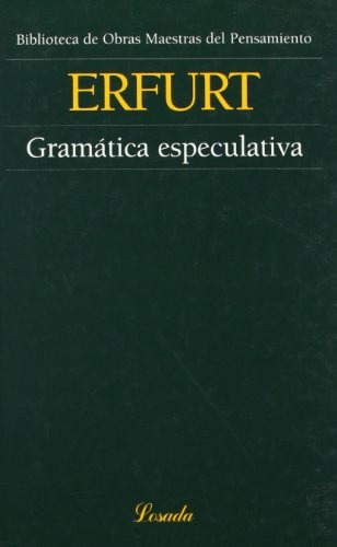 Gramatica Especulativa  - Tomas Erfurt