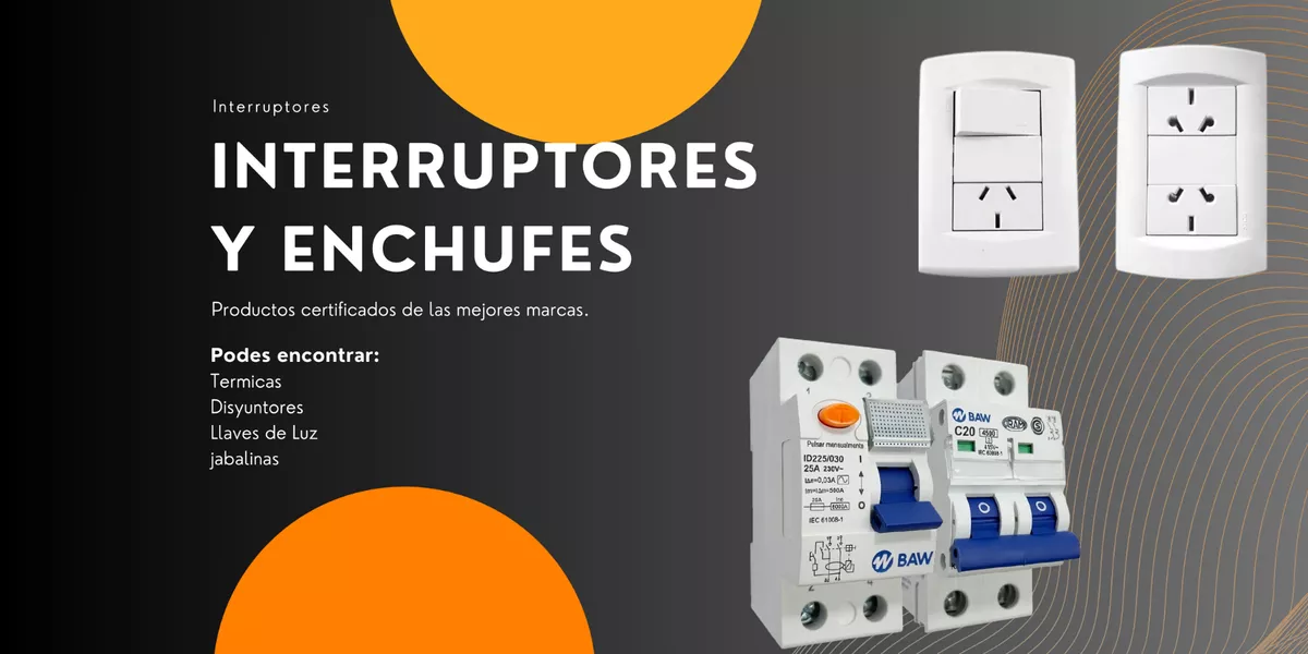 Interruptores y Enchufes