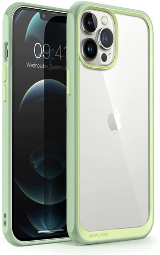 Funda Para iPhone 13 Pro Max 6.7 2021 Supcase Ubstyle Color Menta Verde Liso