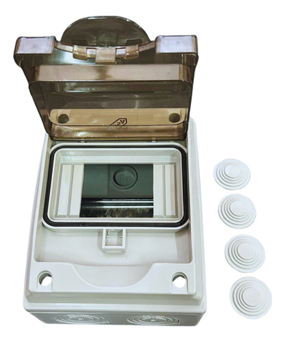 Gabinete Centro De Carga De 5 Pastillas Riel Din Iusa Ip65
