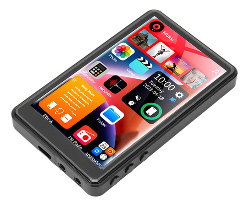 Reproductor De Mp3 Pantalla Táctil Completa De 4 Pulgadas