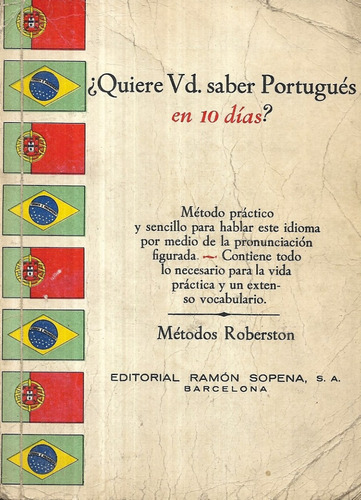 ¿ Quiere Vd Saber Portugués En 10 Días ? / Métodos Robertson