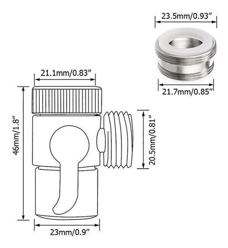 3 Adaptador De Grifo De Interruptor Grifo De Lavabo
