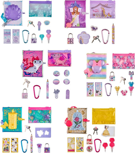 Real Littles Disney Collectible Micro Journal Con Compartime