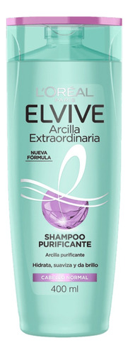 Shampoo L'oréal Paris Elvive Arcilla Purificante 400ml