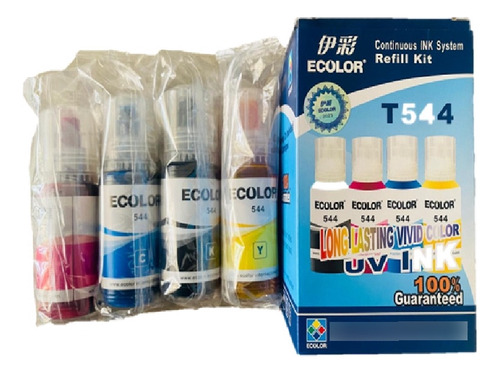 Kit De Tinta Compatible Epson -t544 De 100 Ml C/u