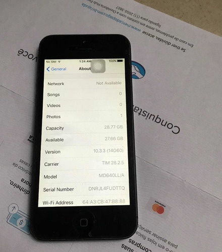 iPhone 5 32gb Apple Original Leia Anúncio Att Americano Chip