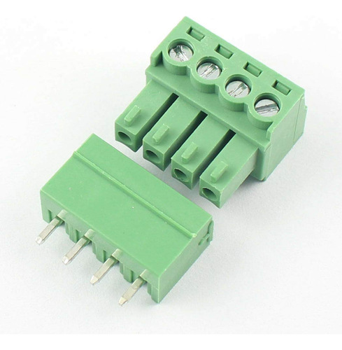 Pine Polo In Paso Recto Conexion Tornillo Conector Pcb