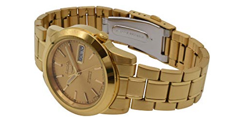Snke56j1 Seiko 5 Automatic Mens Gold Japan Business Qjlsh