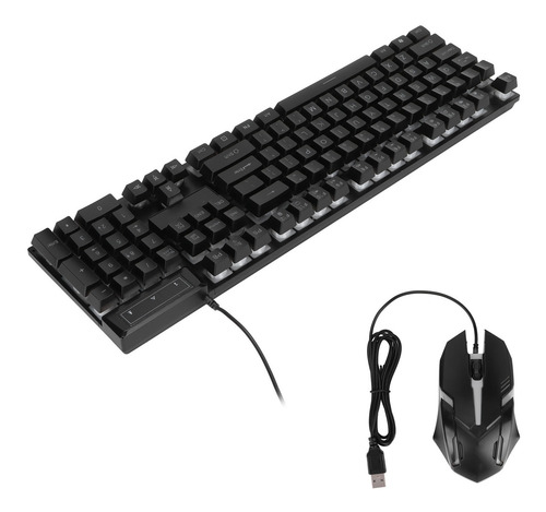 Combo De Teclado E Mouse Para Jogos De 104 Teclas Retroilumi