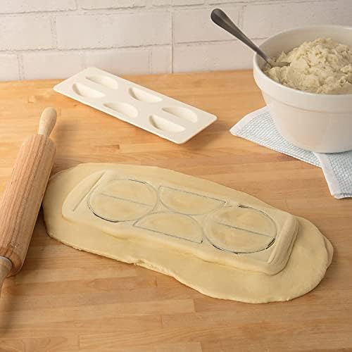 Cucinapro Pierogi Maker Con Bandeja Y Prensa Hace 6 O A La Y
