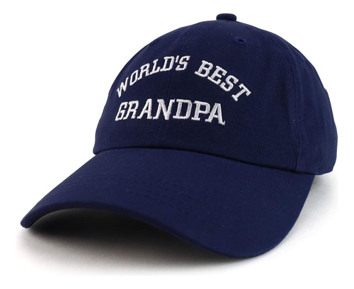 Gorra Trendy Shop Worlds Best Grandpa Bordada De Perfil Bajo